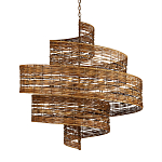 Люстра фактурная в виде спирали Enveloping Art варинант исполнения - 1 | Loft Concept в Перми