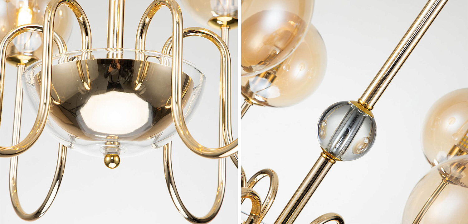 Люстра Sheiry Glass Ball Chandelier 6 Люстра Sheiry Glass Ball Chandelier 6 - Loft-Concept в Перми