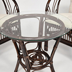 Комплект уличной мебели из ротанга Serenity Dark Brown варинант исполнения - 4 | Loft Concept в Перми