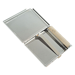 Портсигар на 10 сигарет с газовой зажигалкой из натурального камня Малахит Stone Cigarettes Cases варинант исполнения - 3 | Loft Concept в Перми