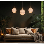 Подвесной светильник светодиодный с плафоном сферической формы Stone Helios варинант исполнения - 1 | Loft Concept в Перми