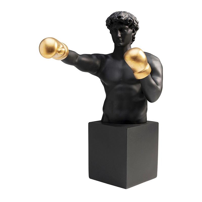 Статуэтка David with Golden Gloves Черный Золотой в Перми | Loft Concept 