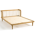 Кровать из массива дуба с пружинным блоком Mateta варинант исполнения - 5 | Loft Concept в Перми