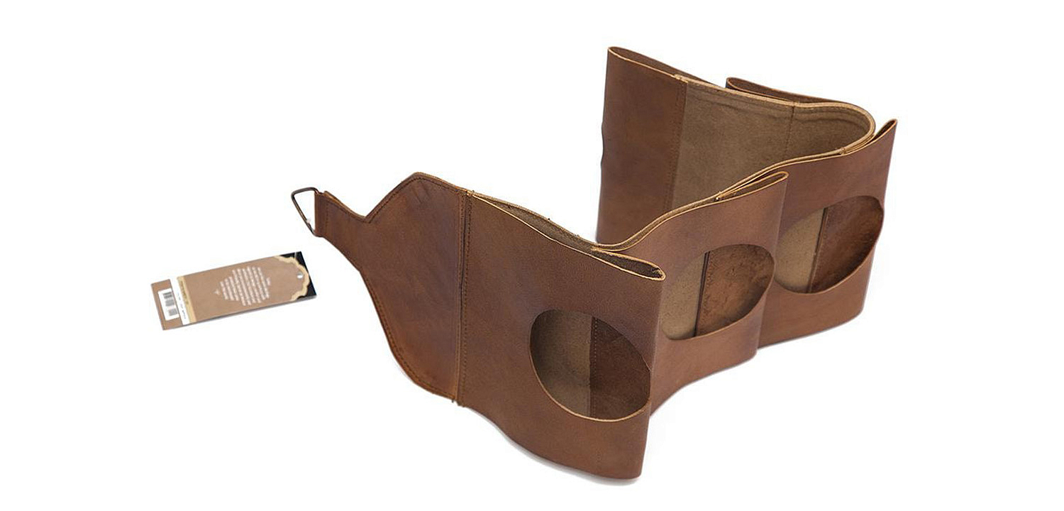 Бутылочница из кожи буйвола - Loft-Concept в Перми