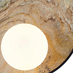 Бра круглое с каменным диском в металлической раме Sandstone Painting варинант исполнения - 3 | Loft Concept в Перми