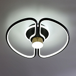 Потолочный светильник черного цвета круглой формы Luke Lampco Tracer Lamp варинант исполнения - 2 | Loft Concept в Перми