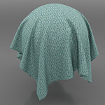 Мебельная ткань Шенилл бирюзовый цвет 142 см T4-61 варинант исполнения - 12 | Loft Concept в Перми