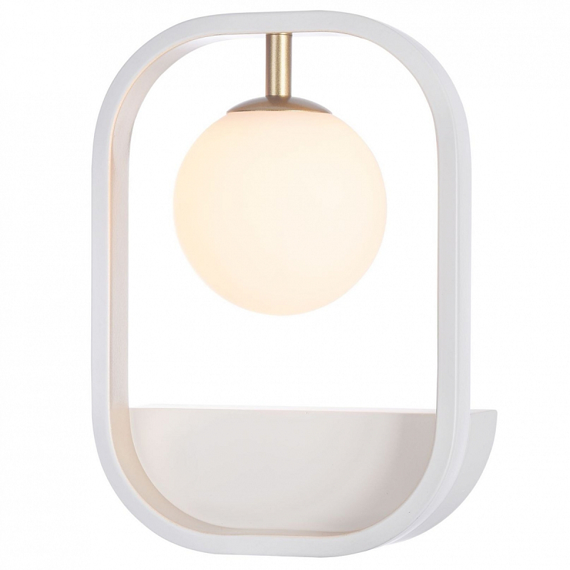 Бра Michele Ball Sconces Белый Золотой Серебряный Бра Michele Ball Sconces Белый Золотой Серебряный в Перми | Loft Concept