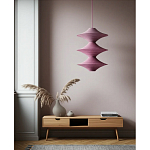 Подвесной вязаный розовый светильник «Звезда Востока 03» варинант исполнения - 2 | Loft Concept в Перми