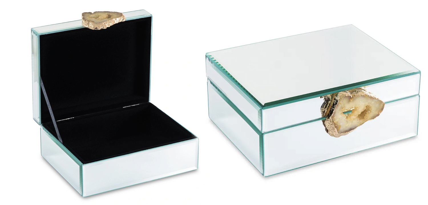 Шкатулка Glass Agate Box Шкатулка Glass Agate Box - Loft-Concept в Перми