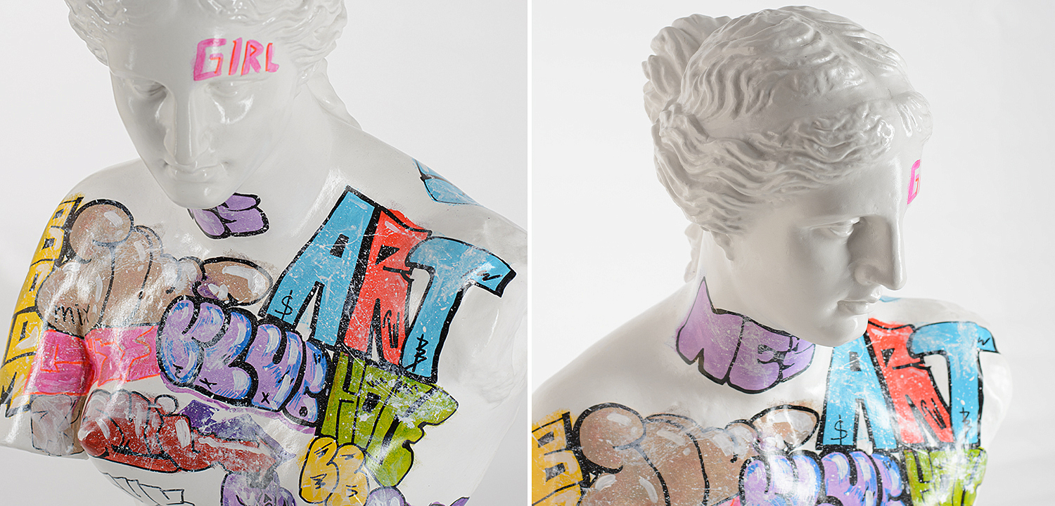 Статуэтка Aphrodite Graffiti Bust Статуэтка Aphrodite Graffiti Bust - Loft-Concept в Перми