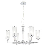 Люстра с 6-ю цилиндрическими стеклянными плафонами Jeanette варинант исполнения - 6 | Loft Concept в Перми