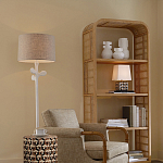 Настольная лампа с фигурным узором и трапециевидным абажуром Сonundrum варинант исполнения - 5 | Loft Concept в Перми