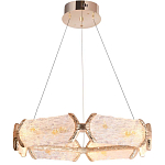 Люстра кольцевая с текстурным природным рисунком IceFlame варинант исполнения - 6 | Loft Concept в Перми