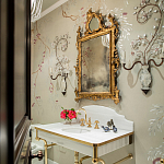 Обои ручная роспись Silk Tree Special Colourway on grey painted Xuan paper варинант исполнения - 2 | Loft Concept в Перми