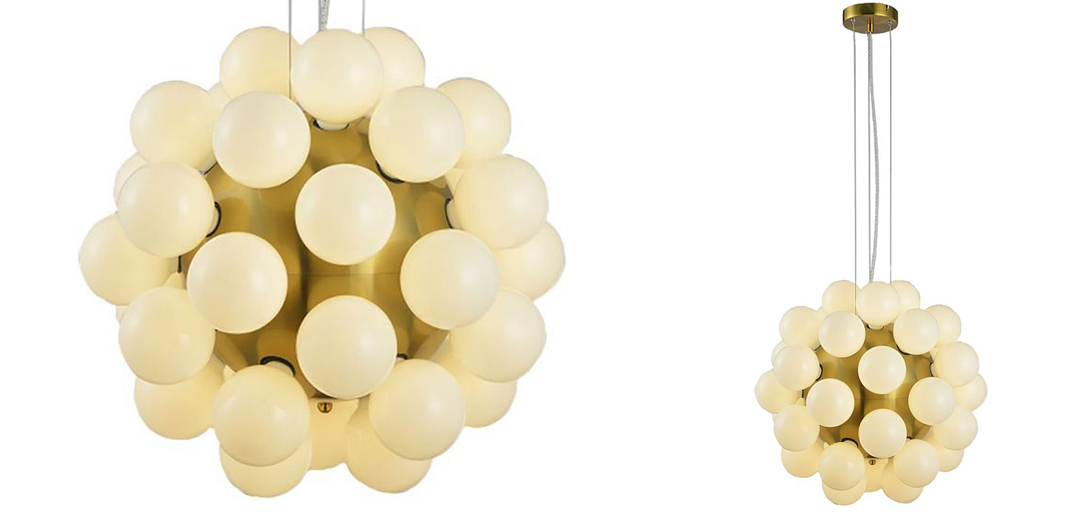 Люстра Korneli Chandelier white Люстра Korneli Chandelier white - Loft-Concept в Перми