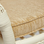 Комплект обеденный из ротанга Eloise grand white варинант исполнения - 12 | Loft Concept в Перми