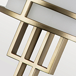 Бра с геометрическим каркасом и матовым белым цилиндрическим плафоном Feiss варинант исполнения - 3 | Loft Concept в Перми