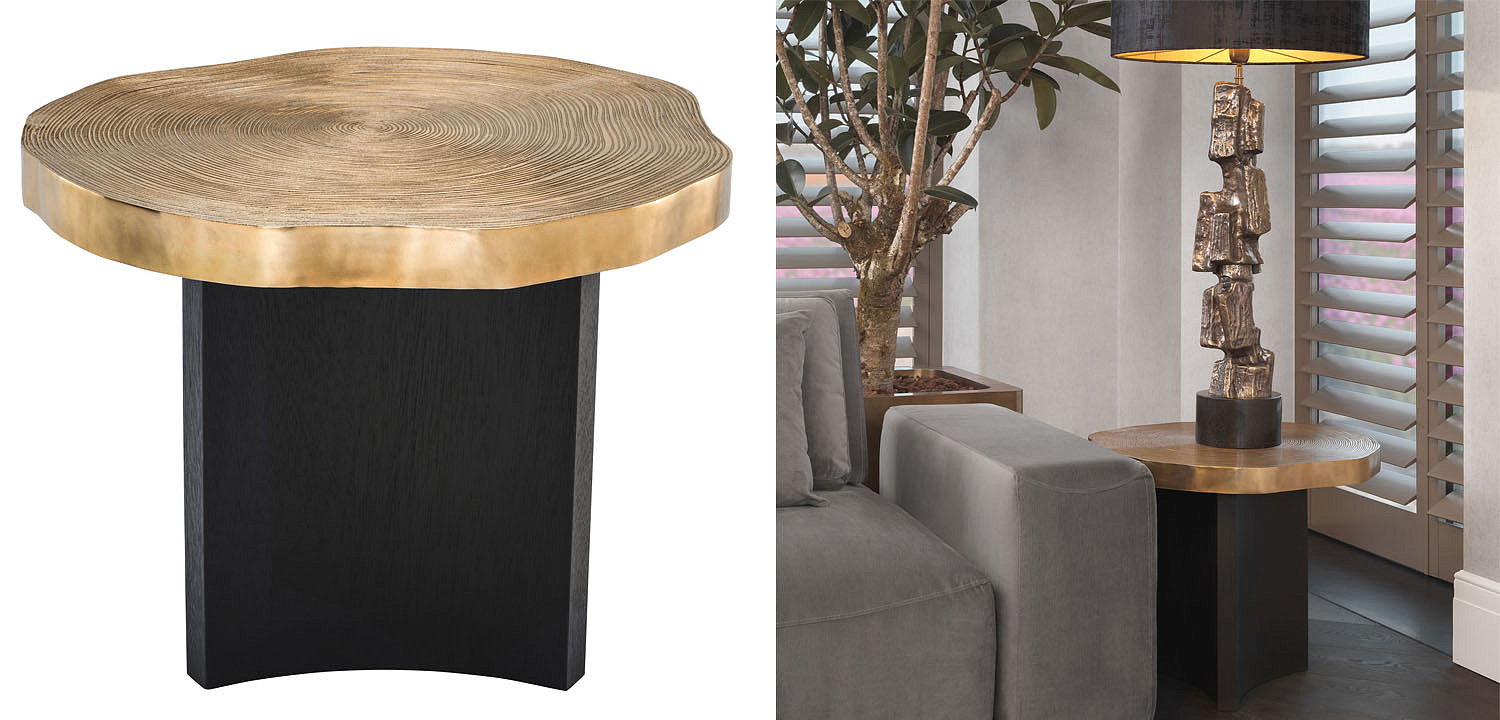 Приставной стол Eichholtz SIDE TABLE THOUSAND OAKS Приставной стол Eichholtz SIDE TABLE THOUSAND OAKS - Loft-Concept в Перми