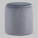 Пуф Alice Poof Grey Серый велюр варинант исполнения - 5 | Loft Concept в Перми