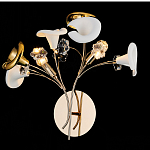 Бра в виде белых и золотых цветов каллы Refined Taste of Light варинант исполнения - 1 | Loft Concept в Перми