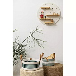 Корзина для хранения с ручками Interlacement Green варинант исполнения - 5 | Loft Concept в Перми