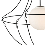 Подвесной светильник из тонких прутьев в форме колокола Forged Thin Rods варинант исполнения - 2 | Loft Concept в Перми