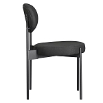 Стул мягкий Alfie Chair черный варинант исполнения - 2 | Loft Concept в Перми