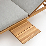 Садовый диван-трансофрмер Kate серый варинант исполнения - 3 | Loft Concept в Перми