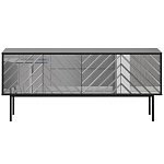 Длинная тумба с зеркальным декором Serena варинант исполнения - 12 | Loft Concept в Перми