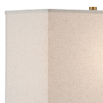 Настольная лампа с корпусом в форме кольца и прямоугольным абажуром French Ring варинант исполнения - 2 | Loft Concept в Перми