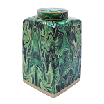 Ваза с малахитовым узором MALACHITE варинант исполнения - 2 | Loft Concept в Перми