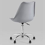 Офисный стул на металлическом основании EGGERY Grey пластик варинант исполнения - 4 | Loft Concept в Перми