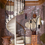 Обои ручная роспись Willow & Waves Original colourway on Edo painted Xuan paper with antiquing варинант исполнения - 3 | Loft Concept в Перми