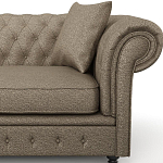 Мебельная ткань Шенилл коричневый цвет 138 см T4-21 варинант исполнения - 7 | Loft Concept в Перми