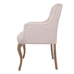 Кресло Mason Classical Armchair beige flax варинант исполнения - 1 | Loft Concept в Перми