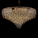 Люстра с каскадом из прозрачного хрусталя Constant Sparks варинант исполнения - 10 | Loft Concept в Перми