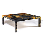 Кофейный стол с японским пейзажем Bohemia coffee table  варинант исполнения - 3 | Loft Concept в Перми