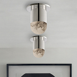 Потолочный светильник светодиодный с плафоном из натурального камня Purgatory варинант исполнения - 4 | Loft Concept в Перми