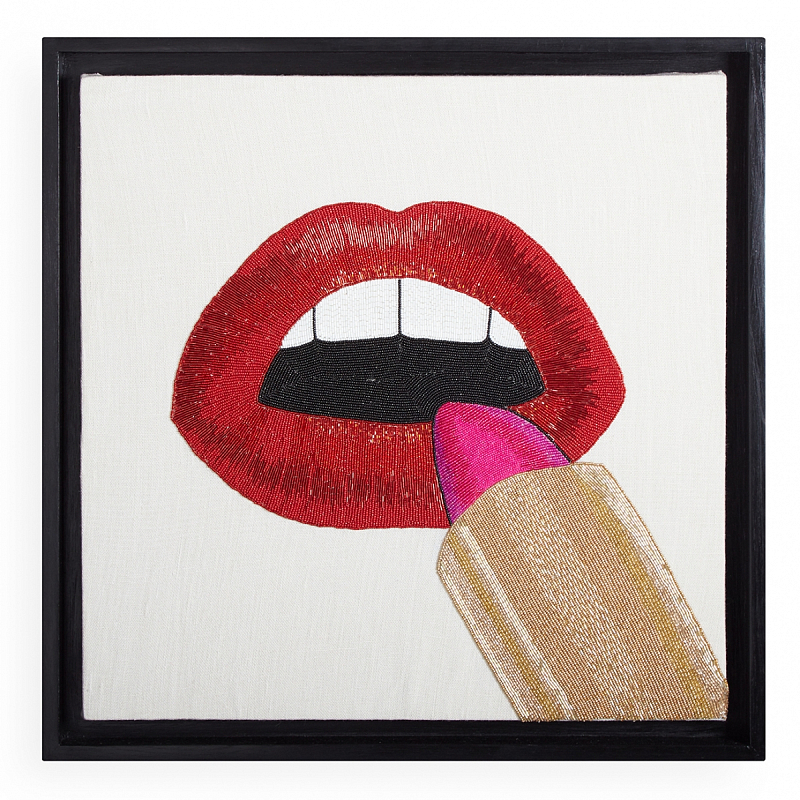 Панно Jonathan Adler LIPSTICK BEADED WALL ART Мульти в Перми | Loft Concept 