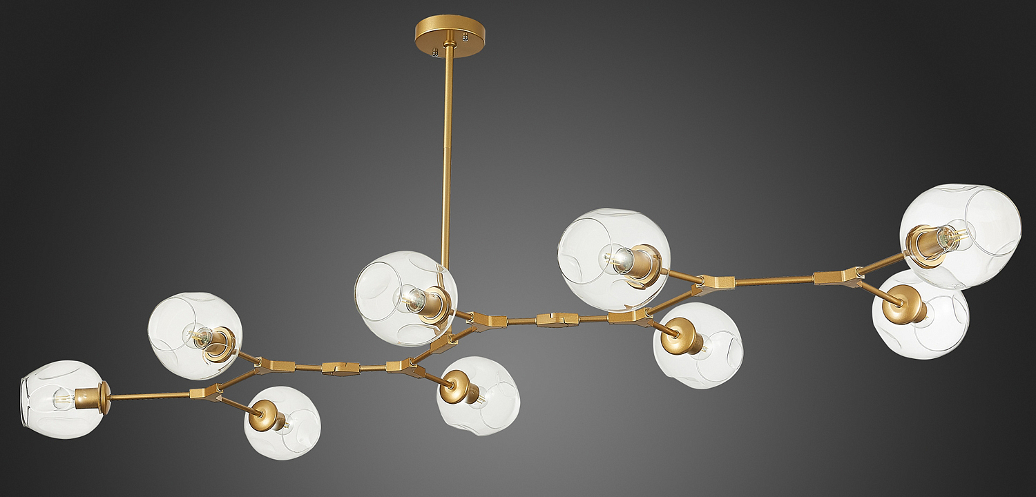 Люстра Branching Bubble Chandelier 9 gold Люстра Branching Bubble Chandelier 9 gold - Loft-Concept в Перми