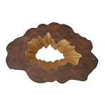 Кофейный стол Burl Exotic tree Coffee Table Black варинант исполнения - 2 | Loft Concept в Перми