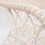Комплект уличной мебели из ротанга Eloise белый варинант исполнения - 4 | Loft Concept в Перми