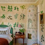 Обои ручная роспись Botanical Studies Linnaeus colourway варинант исполнения - 6 | Loft Concept в Перми