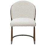 Стул мягкий с обивкой из рогожки и экокожи Contrasting Performance варинант исполнения - 1 | Loft Concept в Перми