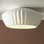 Потолочный светильник керамический Ceramic Embossed Lamp варинант исполнения - 2 | Loft Concept в Перми