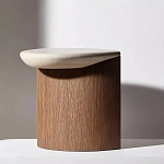 Дизайнерский журнальный стол полукруглой формы Pokun варинант исполнения - 2 | Loft Concept в Перми