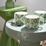 Приставной стол из керамики Manufacto Green варинант исполнения - 5 | Loft Concept в Перми