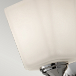 Бра для ванных комнат с белым матовым плафоном квадратной формы на основании цвета хром Feiss варинант исполнения - 5 | Loft Concept в Перми