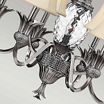 Люстра с 7-ю кремовыми текстильными абажурами Hinkley варинант исполнения - 6 | Loft Concept в Перми